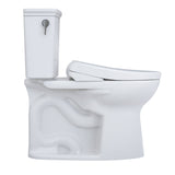 TOTO MW7864726CEG#01 Drake Transitional WASHLET+ Two-Piece Elongated Toilet with S7 Bidet Seat, Cotton White