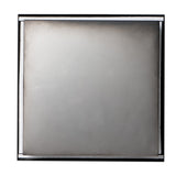 ALFI Brand 12" x 12" Black Matte Stainless Steel Square Single Shelf Bath Shower Niche