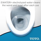 TOTO SW573#01 WASHLET S300E Bidet Toilet Seat with eWater+, Round, Cotton White