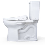 TOTO MW4544726CUFGA#01 WASHLET+ Drake II 1G Two-Piece Toilet with Auto Flush WASHLET+ S7 Bidet Seat, Cotton White