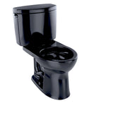 TOTO CST453CEF#51 Drake II Two-Piece Round 1.28 GPF Toilet, Ebony