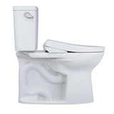 TOTO MW7764726CEG#01 Drake WASHLET+ Two-Piece Elongated Toilet with S7 Bidet Seat, Cotton White