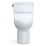 TOTO MW7763084CEFG.10#01 Drake Washlet+ Two-Piece 1.28 GPF Toilet with C5 Bidet Seat, 10" Rough-In, Cotton White