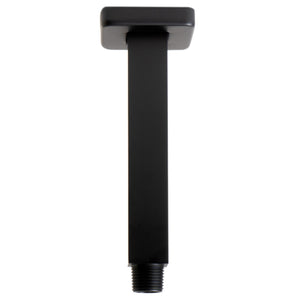 ALFI Brand ABSA6S-BM Black Matte 6" Square Ceiling Shower Arm