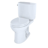 TOTO CST453CEFG#01 Drake II Two-Piece Round 1.28 GPF Toilet in Cotton White