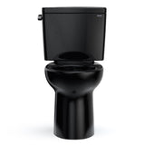 TOTO CST776CS#51 Drake Two-Piece 1.6 GPF Tornado Flush Toilet, Ebony Black