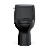 TOTO MS604124CEF#51 UltraMax II One-Piece Elongated Universal Height Toilet with SoftClose Seat, Ebony