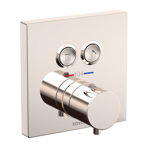 TOTO TBV02406U#PN Square Thermostatic Mixing Valve