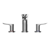 TOTO TLG01201U#CP GO Series Two Handle Widespread Bathroom Sink Faucet with Drain Assembly, Polished Chrome