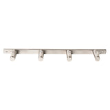 ALFI Brand AB9528-BN Brushed Nickel Wall Mounted 4 Prong Robe/Towel Hook