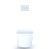 TOTO WT172M Duofit In-Wall Toilet Tank with Dual-Max Dual-Flush 1.28 and 0.9 GPF System with Copper Supply