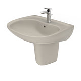 TOTO LHT242G#03 Prominence Oval Wall-Mount Bathroom Sink with Shroud for 1-Hole Faucets, Bone Finish