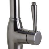 ALFI AB2043-BSS Traditional Solid Brushed Stainless Steel Pull Down Faucet