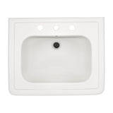 TOTO LPT530.8N#11 Promenade 27-1/2" x 22-1/4" Pedestal Bathroom Sink for 8" Center Faucets, Colonial White