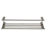 ALFI Brand AB9564-BN Brushed Nickel 26 inch Towel Bar & Shelf Bathroom Accessory