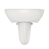 TOTO LHT241.8G#11 Supreme Oval Wall-Mount Bathroom Sink with Shroud for 8" Center Faucets, Colonial White