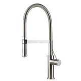 ALFI Brand AB2015 Brushed Gooseneck Single Hole Faucet