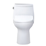 TOTO MW6044726CEFG#01 WASHLET+ UltraMax II One-Piece Toilet and WASHLET+ S7 Bidet Seat, Cotton White