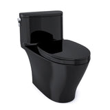 TOTO MS642124CEF#51 Nexus One-Piece 1.28 GPF Toilet with SS124 SoftClose Seat, Washlet+ Ready, Ebony Black