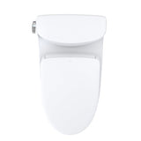 TOTO MW6444736CEFG#01 WASHLET+ Carolina II One-Piece Toilet and WASHLET+ S7 Bidet Seat, Cotton White