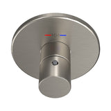 TOTO TBV01406U#BN Round Thermostatic Mixing Valve Shower Trim, Brushed Nickel