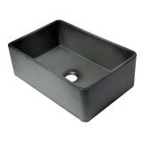 ALFI ABCO3020SB Concrete Color 30" Reversible Fireclay Farmhouse Kitchen Sink