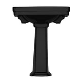 TOTO LPT530.4N#51 Promenade 27-1/2" x 22-1/4" Pedestal Bathroom Sink for 4" Center Faucets, Ebony