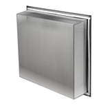 ALFI ABN1616-PSS 16 x 16 Polished Stainless Steel Square Single Shelf Bath Shower Niche