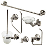 ALFI Brand AB9521-BN Brushed Nickel 6 Piece Matching Bathroom Accessory Set