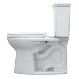 TOTO MS786124CEFG.10#01 Drake Transitional Two-Piece Toilet with 10" Rough-in and SoftClose Seat, Washlet+ Ready