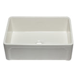 ALFI AB3020SB-B 30 inch Biscuit Reversible Single Fireclay Farmhouse Sink