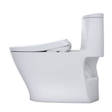 TOTO MW6424726CEFGA#01 WASHLET+ Nexus One-Piece Toilet with Auto Flush S7 Bidet Seat, Cotton White