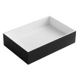 ALFI Brand ABRS2014BM Black Matte 20" x 14" Solid Surface Resin Sink