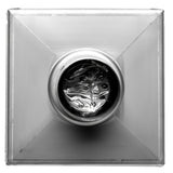 ALFI ABSD55B-PSS 5" x 5" Square Polished Stainless Steel Shower Drain with Cover