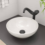 ALFI Brand AB9055-BM Black Matte Pop Up Drain without Overflow