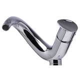 ALFI Brand AB1570-PC Tall Wave Polished Chrome Single Lever Bathroom Faucet