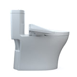 TOTO MW6463074CEMFGN#01 Aquia IV One-Piece Elongated Dual Flush Toilet and WASHLET C2 Bidet Seat