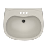 TOTO LPT242.4G#12 Prominence Oval Pedestal Bathroom Sink for 4" Center Faucets, Sedona Beige