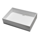 ALFI Brand ABRS2014 20" x 14" White Matte Solid Surface Resin Sink