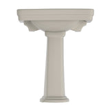 TOTO LPT530N#03 Promenade Rectangular Pedestal Bathroom Sink for Single Hole Faucets, Bone