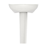 TOTO LPT242.8G#11 Prominence Oval Pedestal Bathroom Sink for 8" Center Faucets, Colonial White