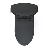 TOTO MS454124CEF#51 Drake II Two-Piece Toilet with SS124 SoftClose Seat, Washlet+ Ready, Ebony Black