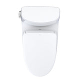 TOTO MW6044726CEFG#01 WASHLET+ UltraMax II One-Piece Toilet and WASHLET+ S7 Bidet Seat, Cotton White