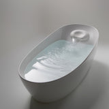 TOTO PJYD2200PWEU#GW Flotation Bathtub with ZERO DIMENSION and Hydrohands, Gloss White