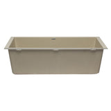 ALFI AB3322UM-B Biscuit 33" Single Bowl Undermount Granite Composite Sink