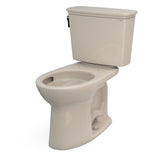 TOTO CST786CEFG#03 Drake Transitional Two-Piece Elongated 1.28 GPF Tornado Flush Toilet, Bone Finish