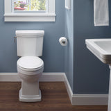 TOTO CST404CEFG#03 Promenade II Two-Piece Elongated 1.28 GPF Toilet with CEFIONTECT, Bone Finish