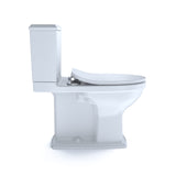 TOTO MS494234CEMFRG#01 Connelly Two-Piece Dual Flush Toilet with Right Lever, Washlet+ Ready