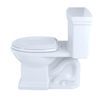 TOTO MS814224CEFG#01 Promenade II One-Piece Elongated 1.28 GPF Toilet, Cotton White