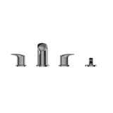 TOTO TBG09202U#CP GM Two-Handle Deck-Mount Roman Tub Filler Trim with Handshower, Polished Chrome